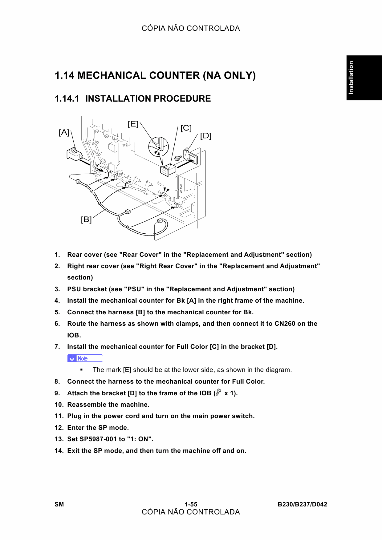 RICOH Aficio MP-C2000 C2500 C3000 B230 B237 D042 Service Manual